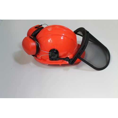 Casque de sécurité avec protection auditive et visage