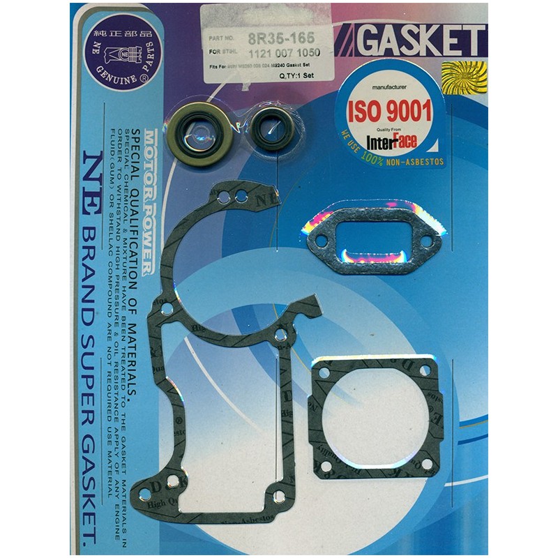 Gasket set for STIHL 024, 026, MS260, 11210290500