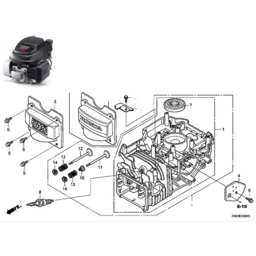 Seal valve stem Honda 12209-ZM0-003