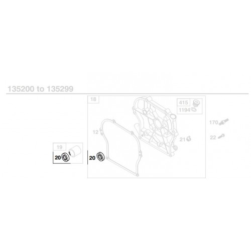 Wellendichtring BRIGGS & STRATTON 495307
