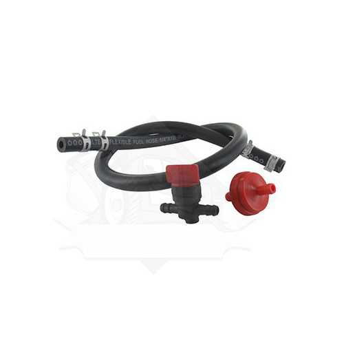 Fuel tank connection kit (tap, filter, clamp and hose)universal, adaptable BRIGGS & STRATTON.