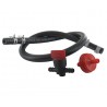 Fuel tank connection kit (tap, filter, clamp and hose)universal, adaptable BRIGGS & STRATTON.