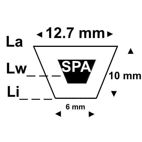 V-belt SPA1282
