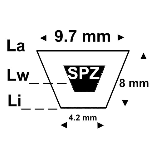 V-belt SPZ1112
