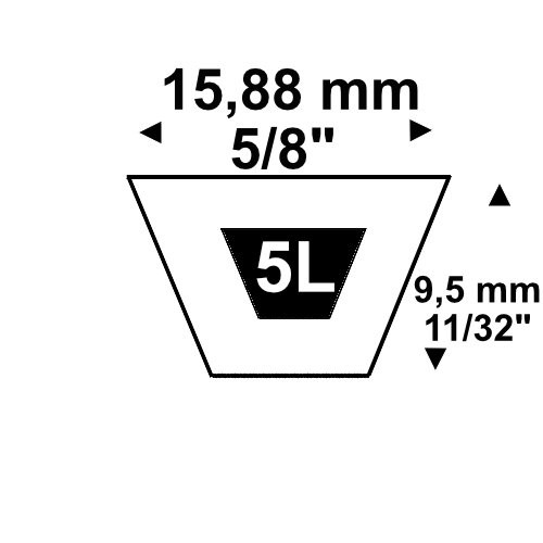 Keilriemen 5L900